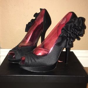 Black special occasion heels